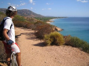 Mountain Bike Riding in Sand