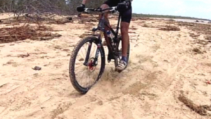 Mountain Biking in Sand