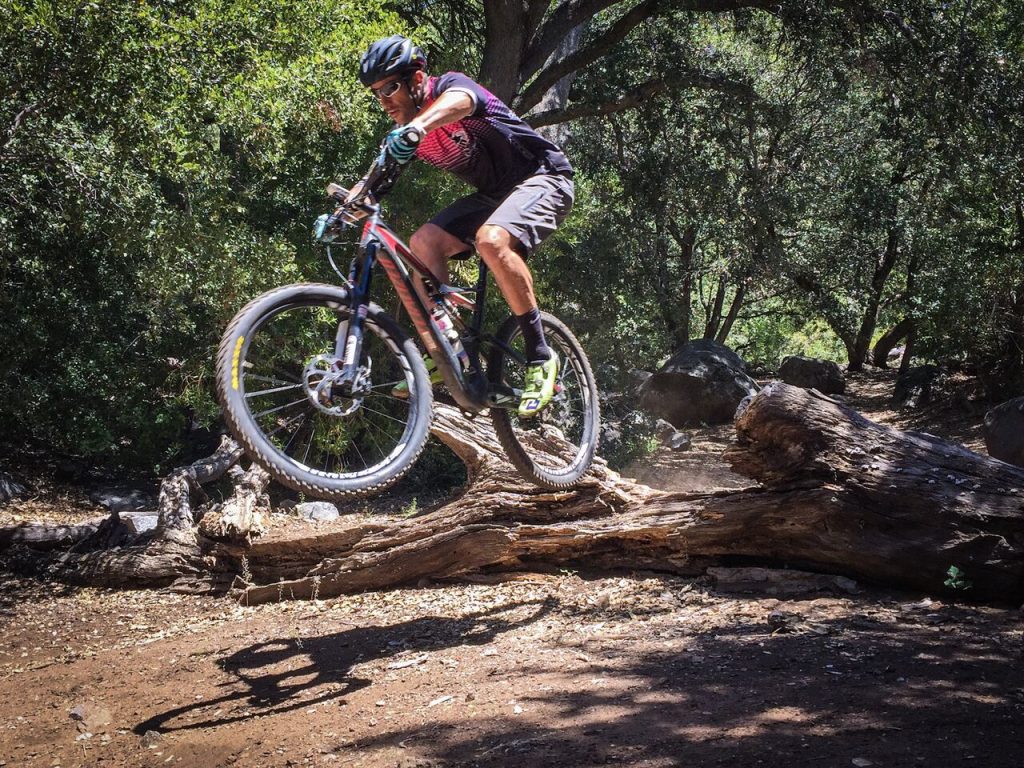 mountain bike jump