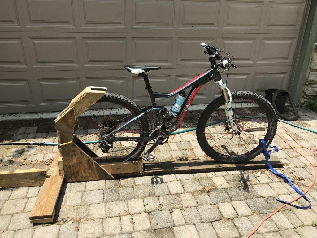 mountain bike manual stand