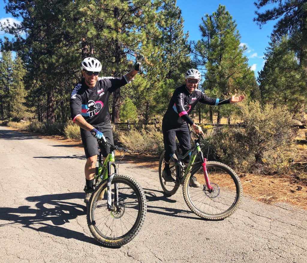 one handed track stand