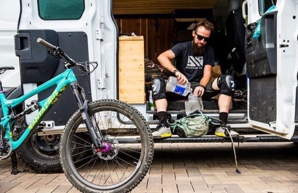 Pre-Ride Routine for Mountain Bikers - Jeremiah Gearing up
