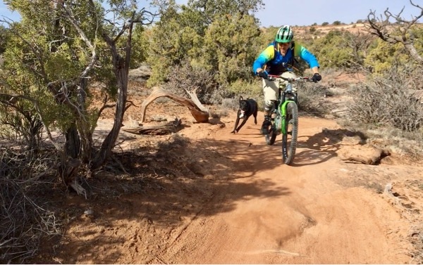 Russ and Raven shred desert