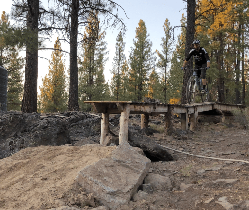 How to Ride A Drop Down Back Technique Ninja Mountain Bike Skills