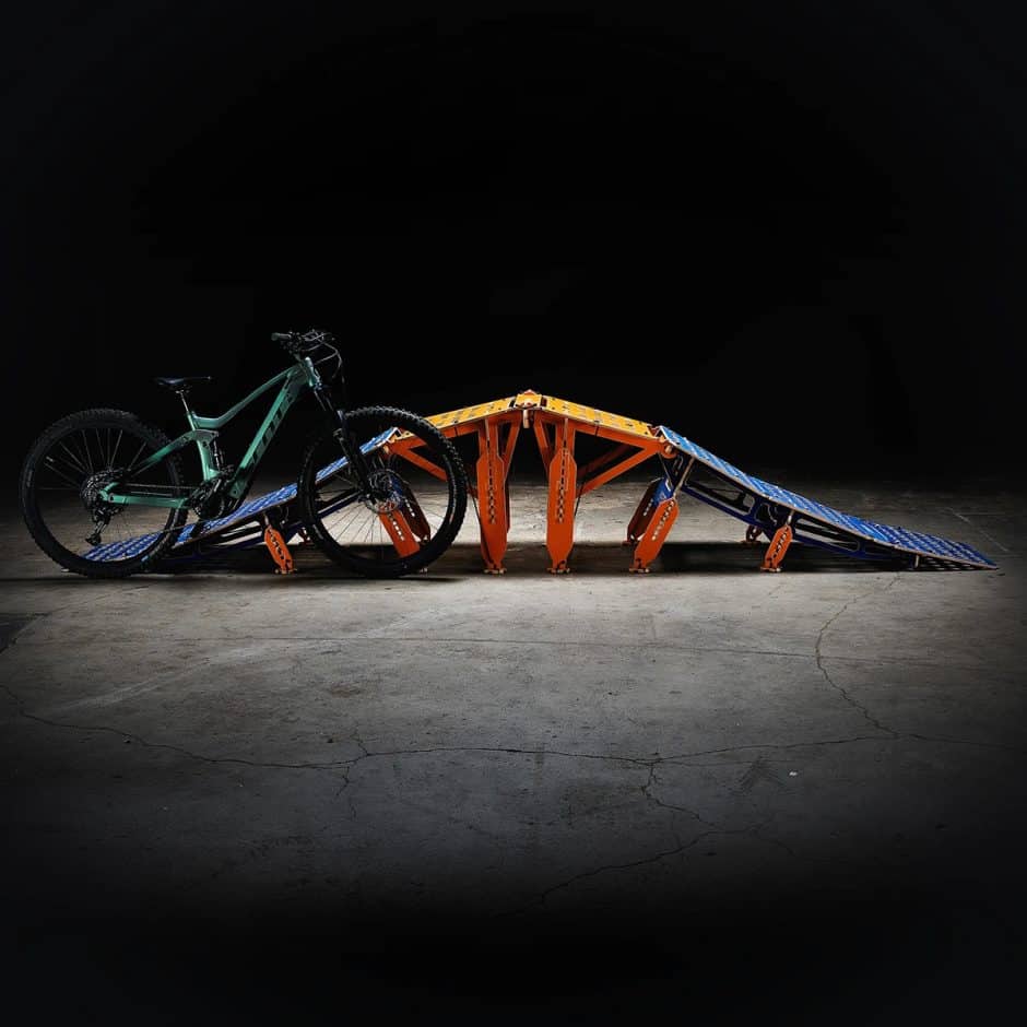 MTB / BMX Kicker Jump Ramps Ninja Mountain Bike Skills