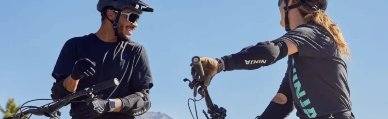 ninja mountain bike knee and elbow pads