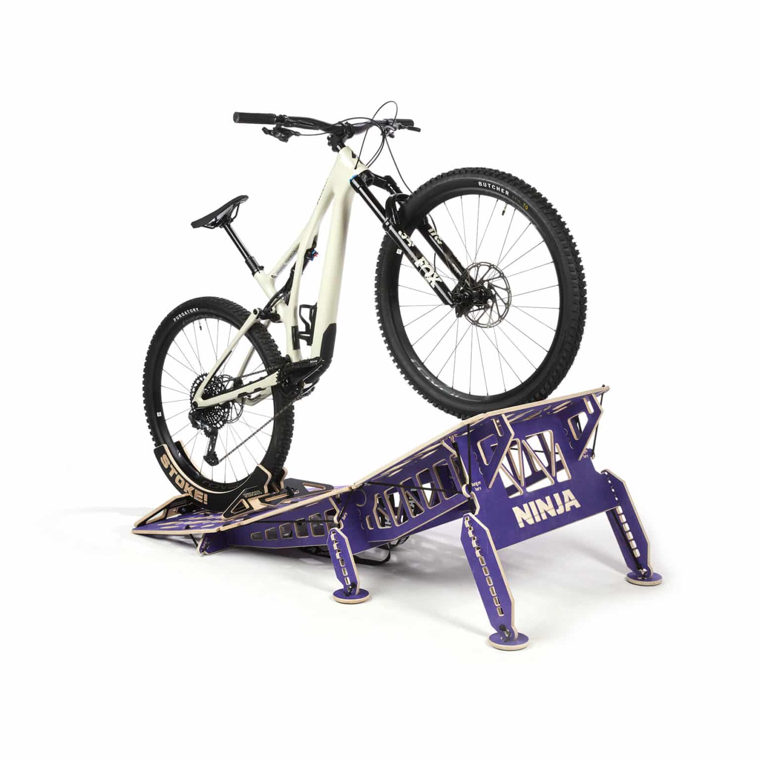Ninja MTB Approach Mountain Bike Jump Ramp
