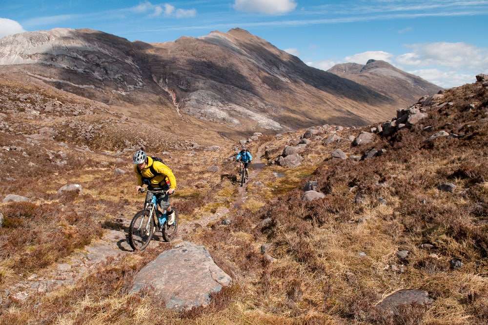 mountain bikers riding for health and fitness