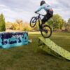 ninja mountain bike skills clinics and airbag landers