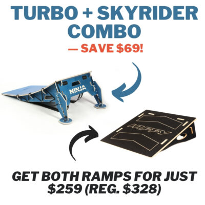 Turbo & Skyrider Combo - Jump Ramp Starter Package